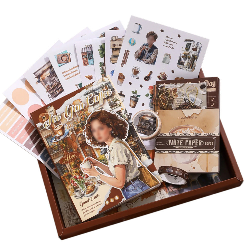 Vintage Scrapbook Kit Bullet Junk Journal Kit with Journaling and Scrapbooking Supplies