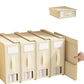 Foldable Bed Sheet Storage Bins with Handle Bed Sheet Folder Organizer