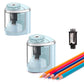 2Pcs Battery Operated Pencil Sharpener