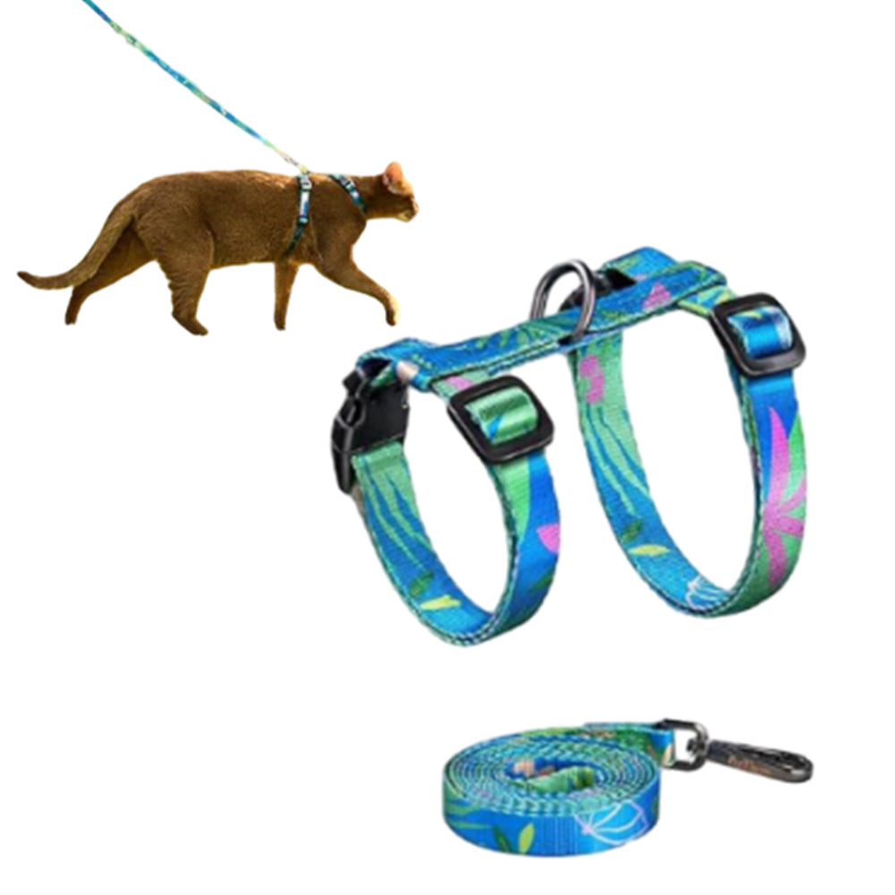 Cat Adjustable Harness and Leash Set