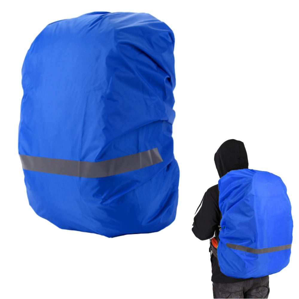 Water-Resistant Outdoor Backpack Rain Cover with Reflective Strip