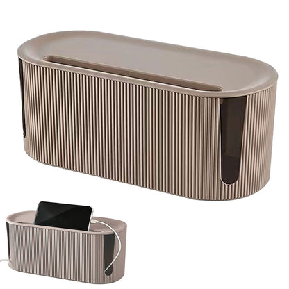 Cable Storage Box Wire Management Case Power Plug Socket Organizer Box