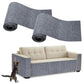 2Pcs Self-Adhesive Cat Scratching Mat Couch Protector