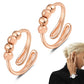 2Pcs Anxiety Relief Adjustable Fidget Spinner Rings