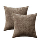 2 Pack Chenille Knit Throw Pillow Covers for Couch Bed