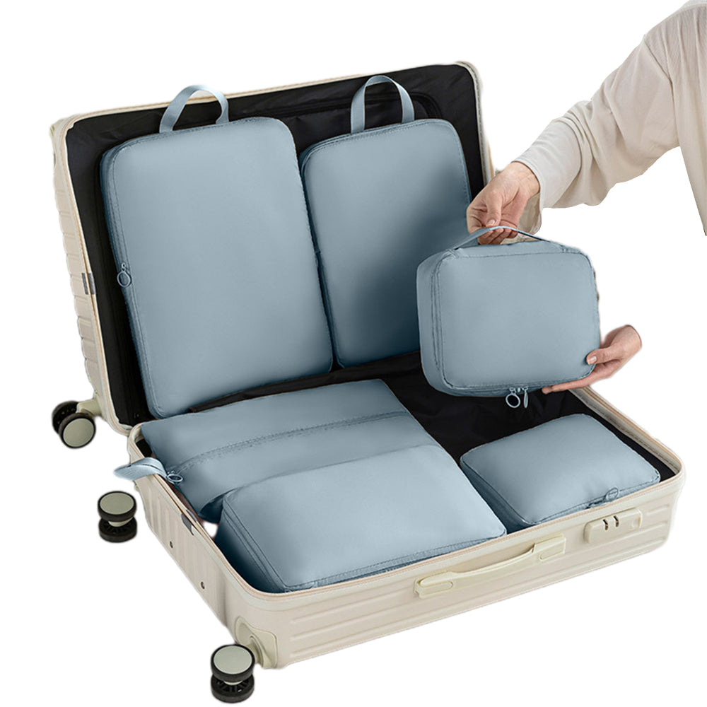 6-Piece Travel Luggage Packing Cubes Organizer Bags Set