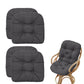 2Pcs Set of Overstuffed Universal Non-Slip Wicker Chair Tatami Mat