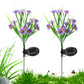 2Pcs Solar Garden Flowers Stake Light