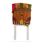 Christmas Chair Covers with Santa Hat for Holiday Dinner Party