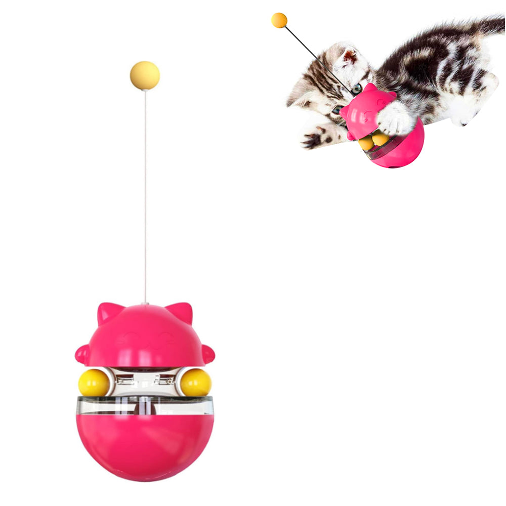 Cat Treat Ball Tumbler Interactive Toy