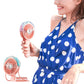 Portable Handheld Misting Fan Rechargeable Personal Folding Fan
