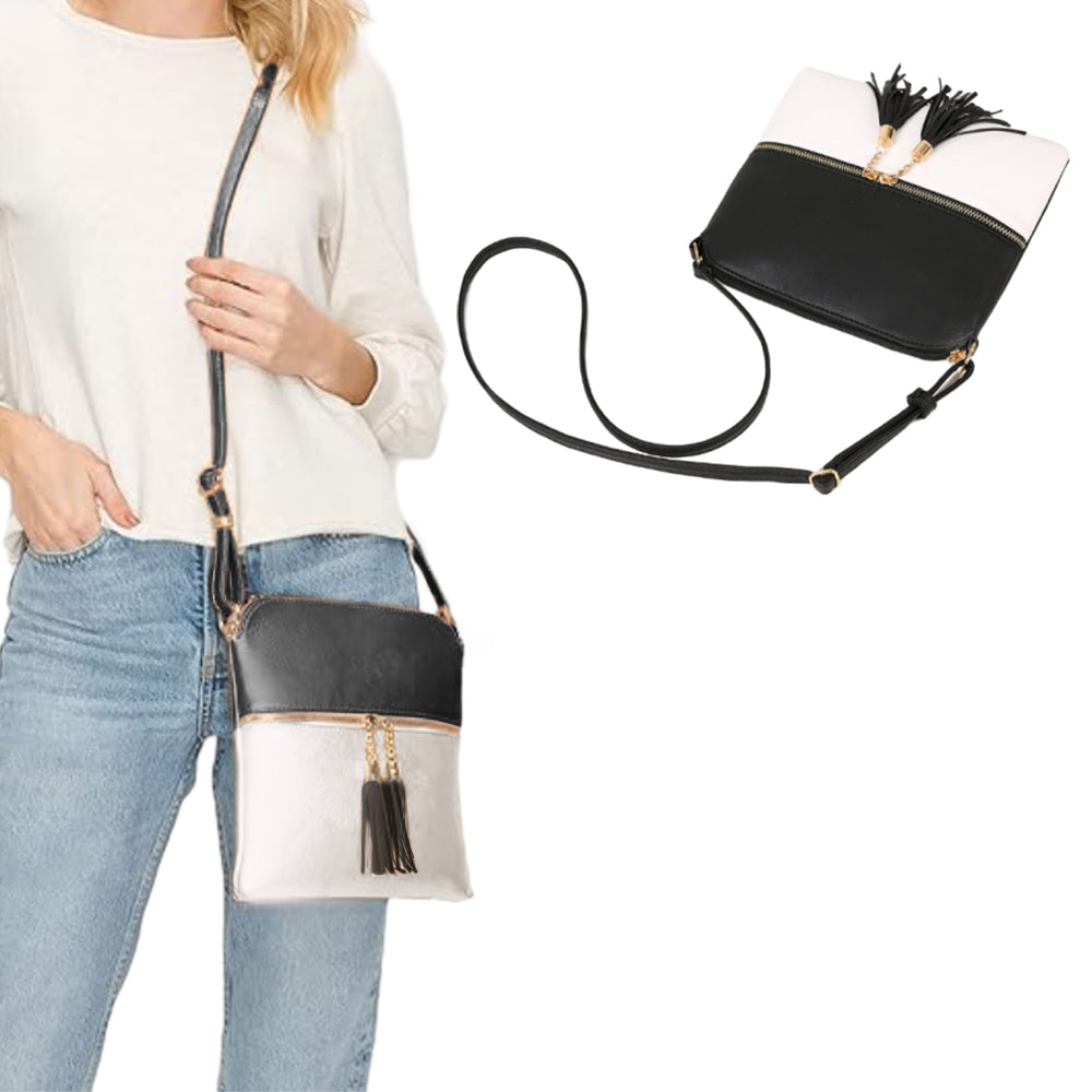 Ladies Cross Body Bag with Tassel