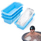 4Pcs Ice Bath Ice Block Mold Extra Large Silicone Ice Box Large Ice Grid Mould