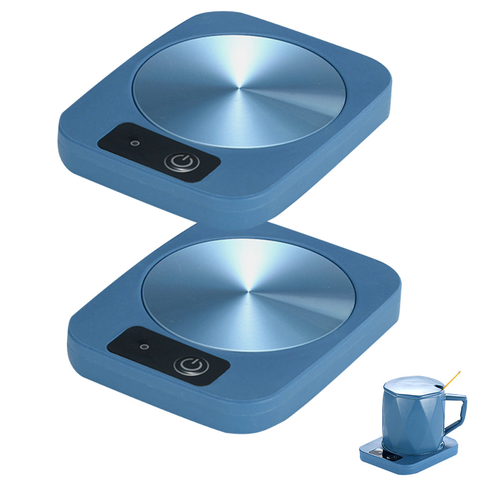 2Pcs Electric USB Plug Coffee Mug Thermostatic Warmer