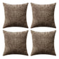 2X2 Pack Chenille Knit Throw Pillow Covers for Couch Bed