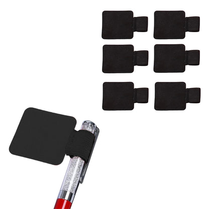 6Pcs Self-adhesive Elastic Loop Pen Holder for Notebooks and Tablets