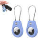 2Pcs AirTag Protective Cases with Keychain for Luggage
