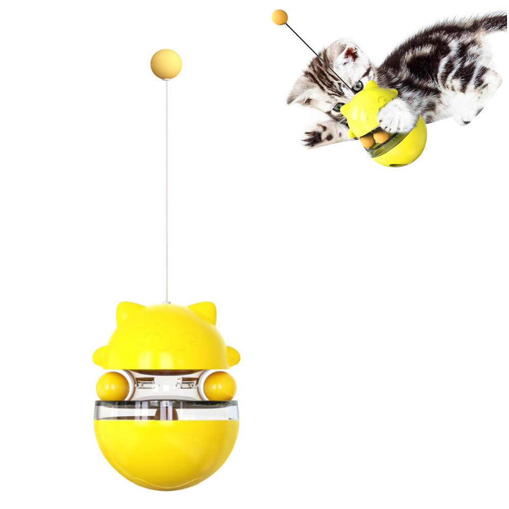 Cat Treat Ball Tumbler Interactive Toy