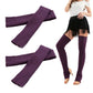 2Pcs Women Knitted Over Knee Long Boot Stocking