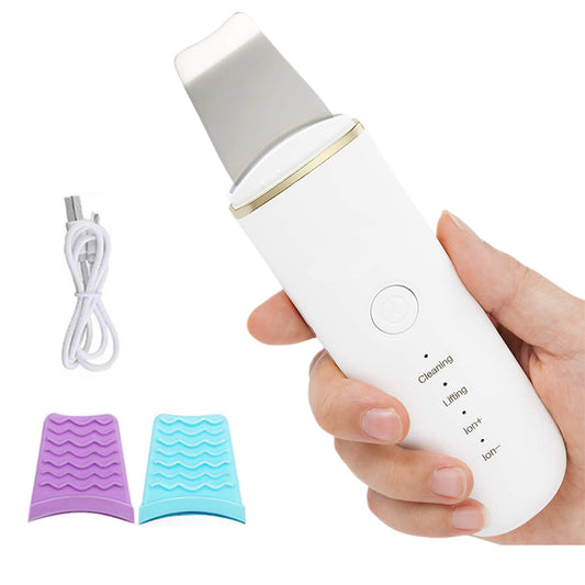 Facial Skin Scrubber Face Spatula Ultrasonic Skin Blackhead Remover
