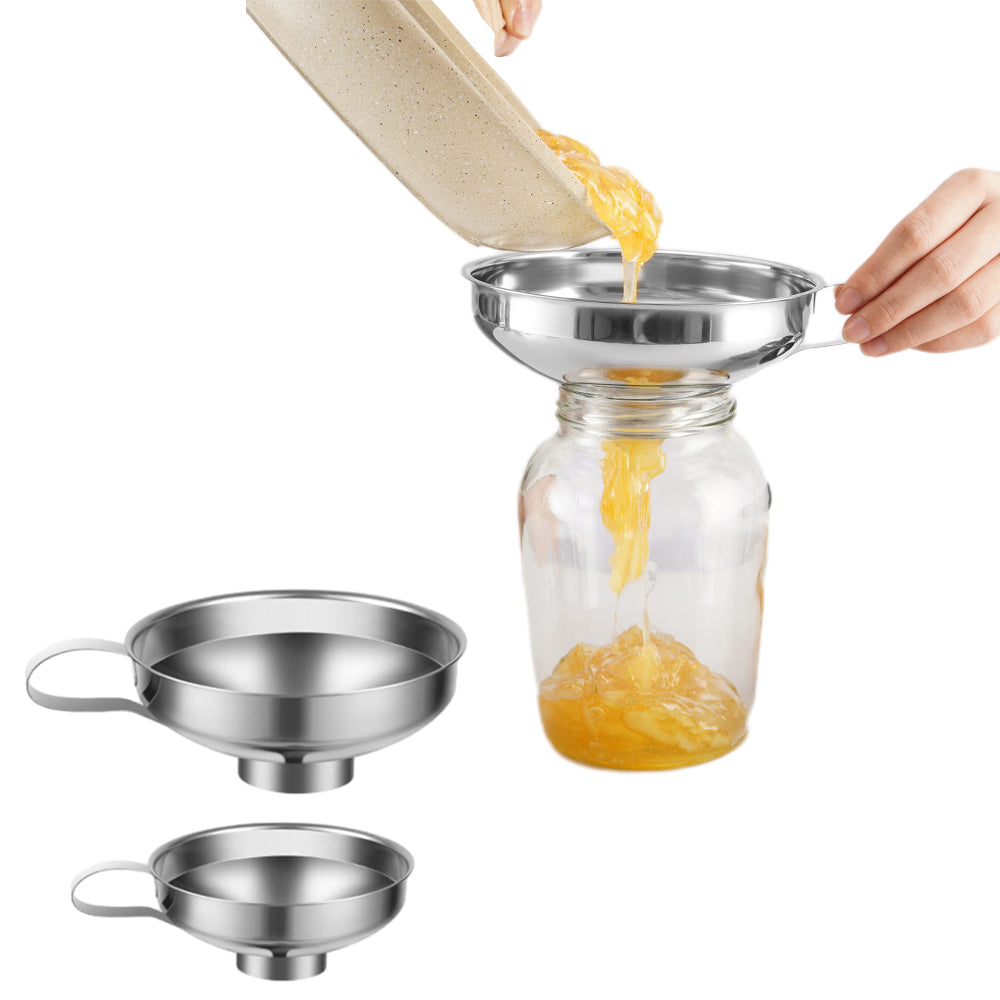 Stainless Steel Wide Mouth Canning Funnel for Kitchen Tool