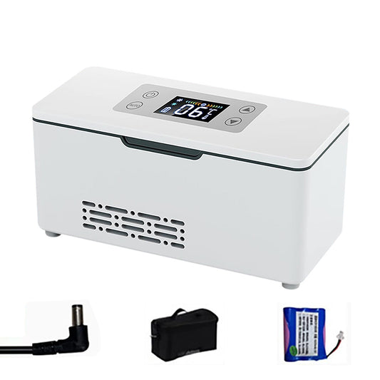 12V Mini Car Fridge Rechargeable Cooler Box Portable Travel Cooler