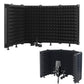 5 Panel Microphone Isolation Shield Vocal Booth Recording Sound Absorbing Foams
