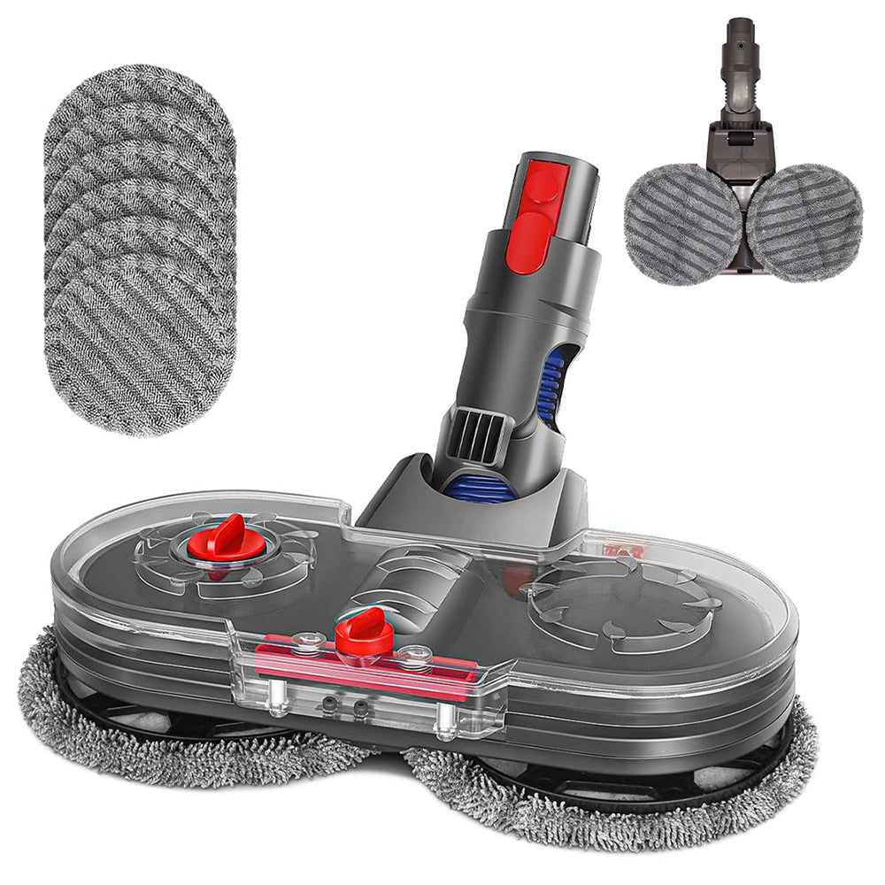 Electric Mop Head with 6 Cleaning Pads for Dyson V7 V8 V10 V11 Stick Vacuum Cleaners