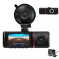 1080P Triple Dash Cam Front and Rear Inside for Cars with 32GB Card