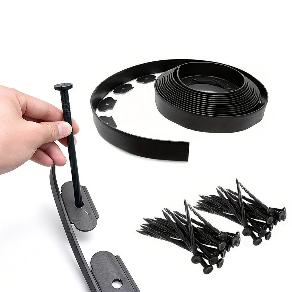 Flexible PE Landscape Edging Border Garden Lawn Separation Strip