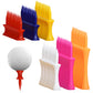 60Pcs Colourful Plastic Step Down Golf Tees Set