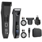 Electric Grooming Shaver Set with LED Display for Beard Body & Nose Hair Care
