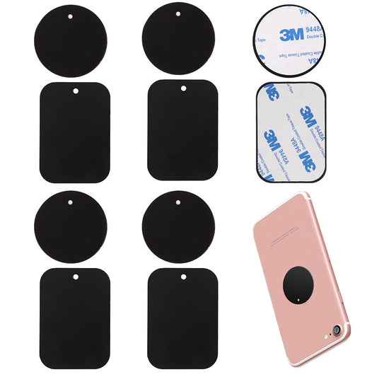10 Pack Attraction Piece Phone Mount Metal Plates Adhesive Car Holder