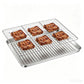 304 Stainless Steel Baking Sheet and Cooling Rack Set for Oven and Air Fryer
