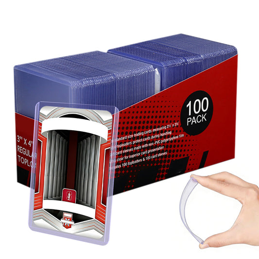 100 Pack 35PT Top Loader Card Protector