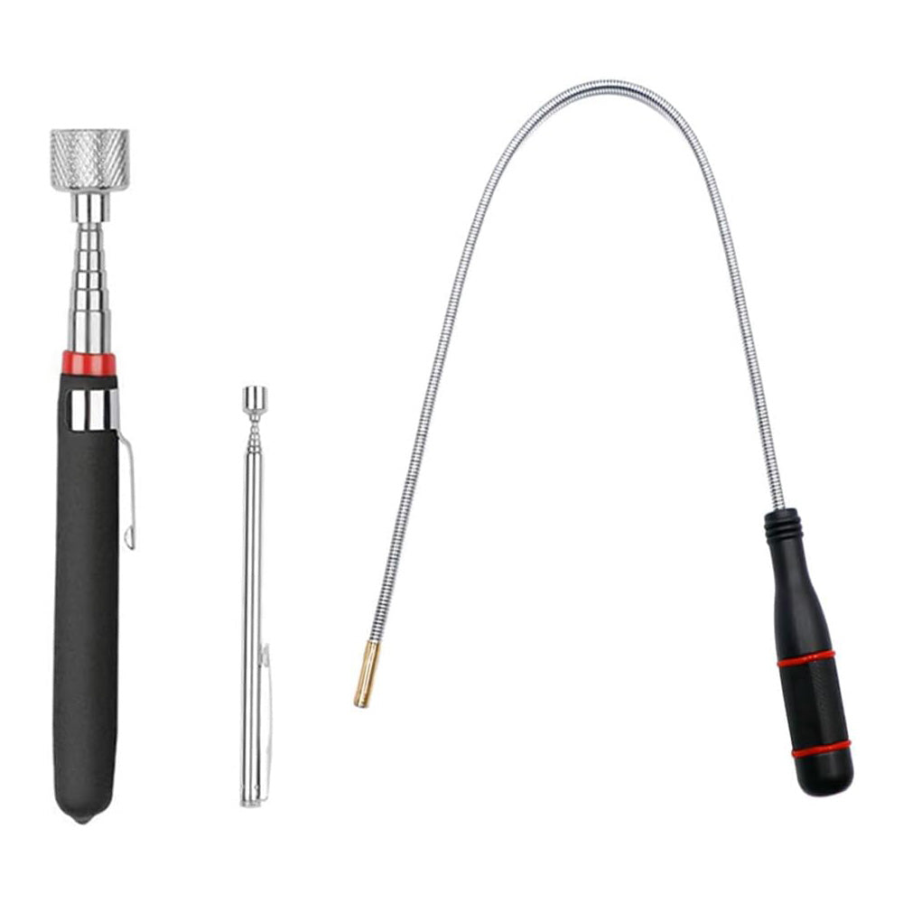 3 Pack Telescoping attraction piece Pick-up Tool Set with Flexible Extension