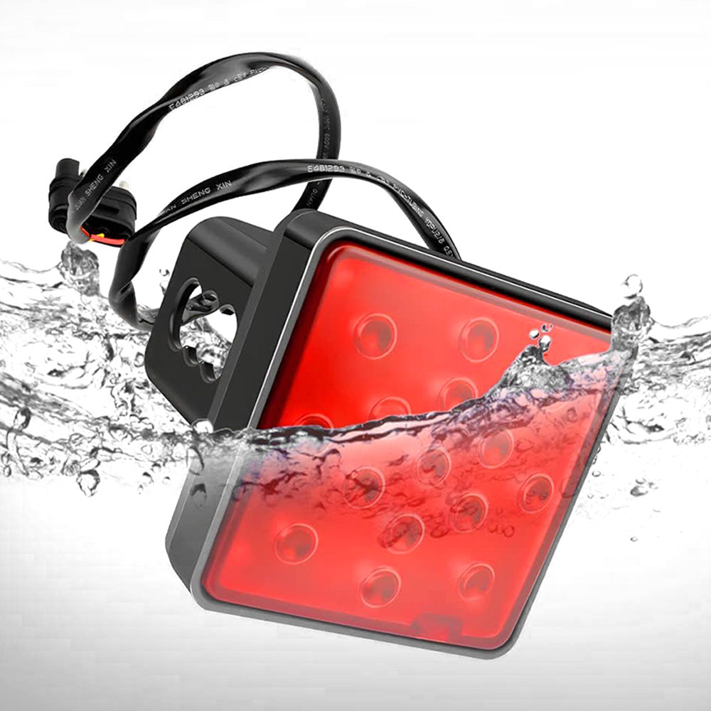 15 LED Square Brake Light for Trailer Hitch