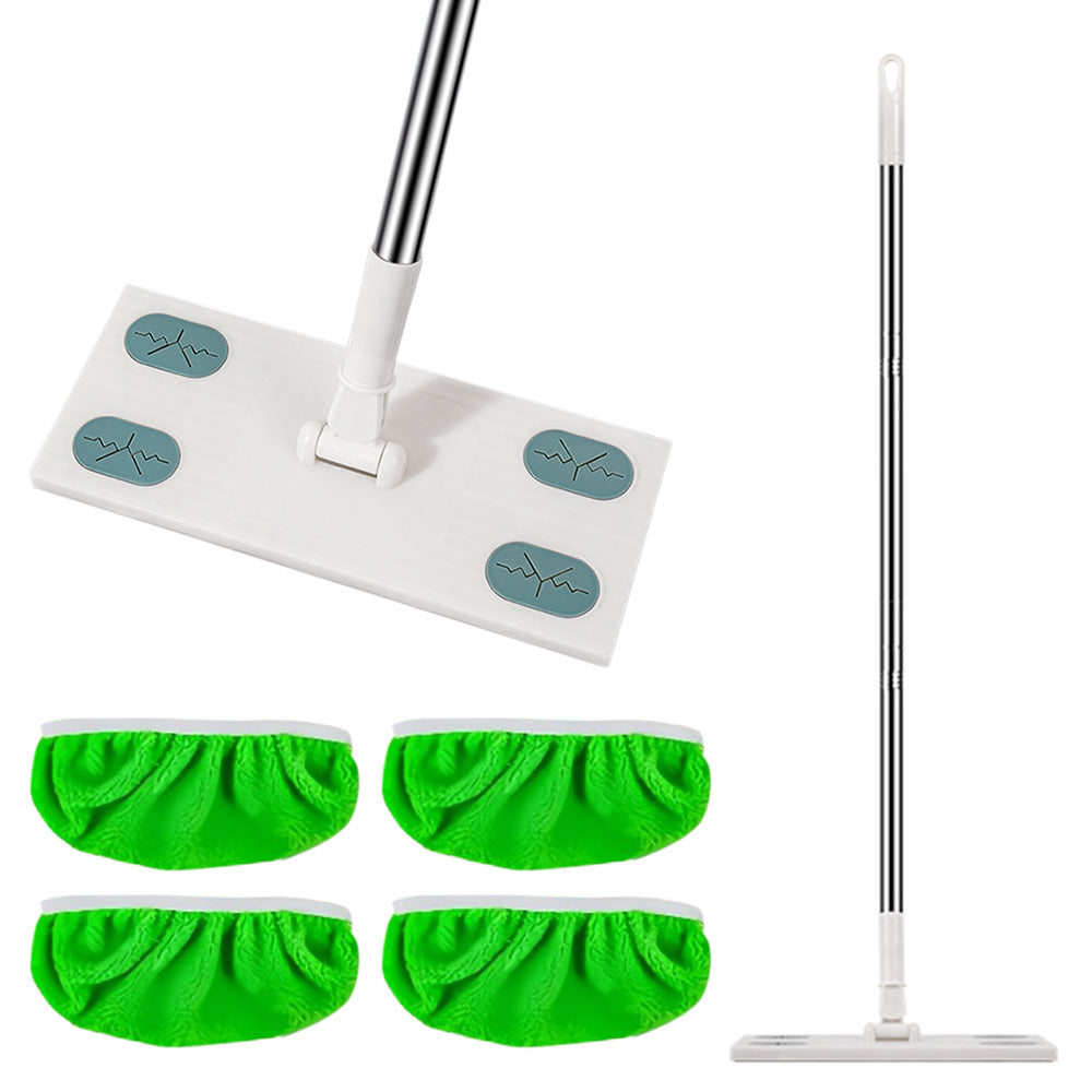 Washable Mop Pad Replacement Head with Reusable Microfiber Cloths