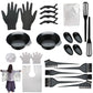 26PCS Dye Hair Tool Kit With Hair Dye Brush Hair Color Bowl Hair Clips