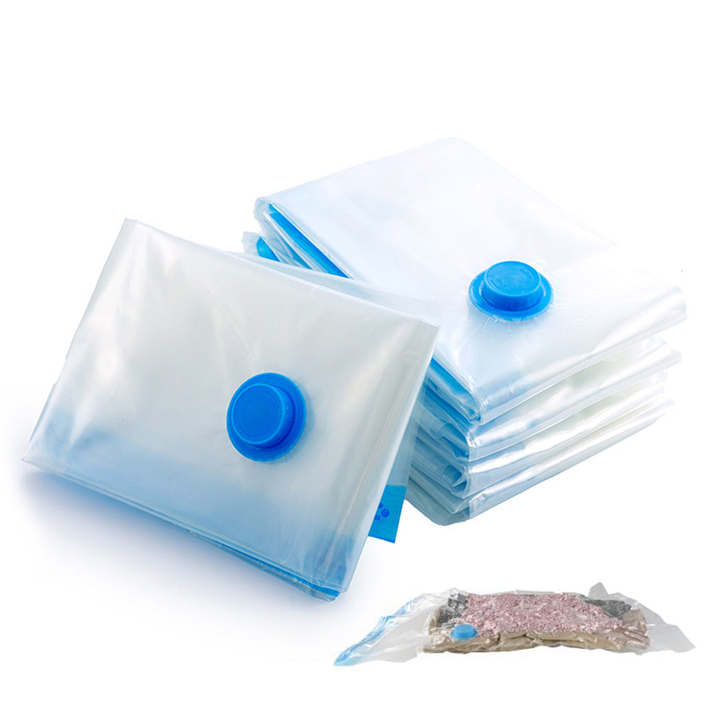 8 Pack Vacuum Storage Bags Space Saver Bags for Clothes Blankets with Valve