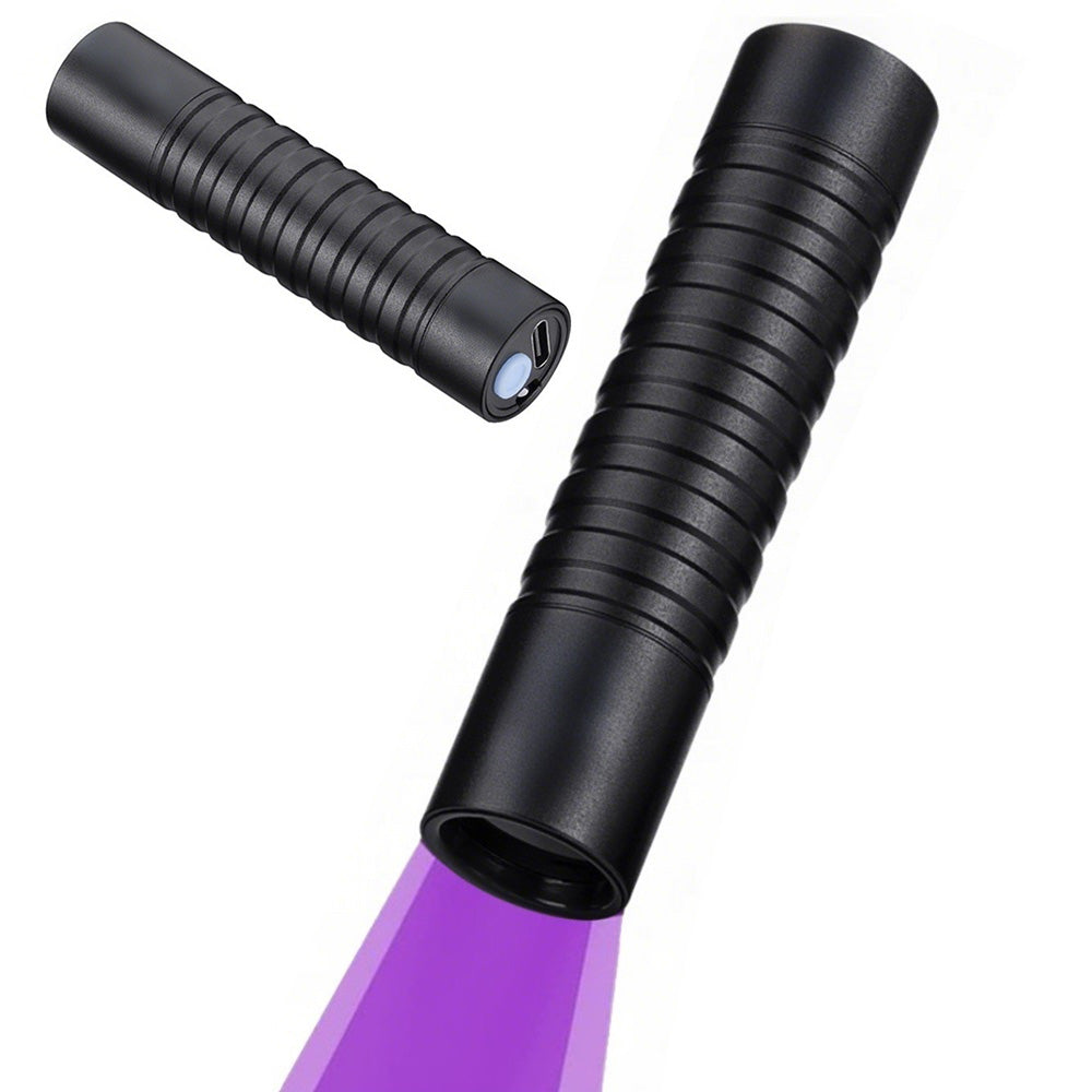 395 nm UV Flashlight Mini Black Light for Currency Detection Stain Finder