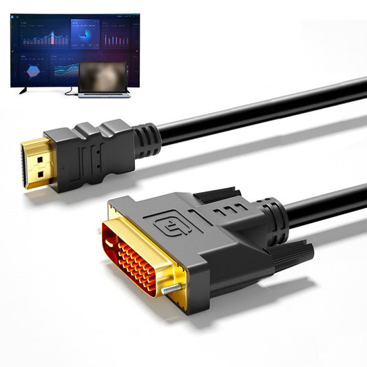 HDMI to DVI-D 24+1 Pin Digital Cable for HDTV, PS3, PS4, Xbox, TV