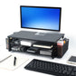 Desk Organizer Computer Monitor Stand Riser with Drawer and Pen Holders