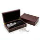 50PCS Coin Capsules Storage Box with Wooden Case Holder Collection Display Organizer