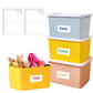 100 PCS Removable Labels for Storage Boxes Large Sticky Labels for Home School Office