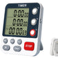Kitchen Timer Digital for Cooking 3 Channel Large Display Loud Food Timer