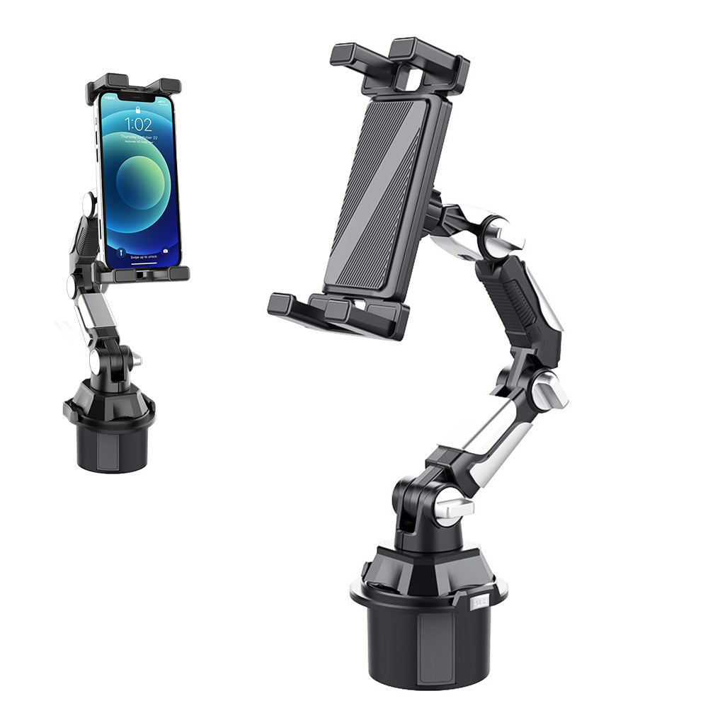 Car Cup Holder Phone Mount Adjustable For Tablet Phone In Vehicles