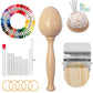Mini Loom DIY Weaving Repair Tool Kit Clothes Sewing Supplies Weaving Frame