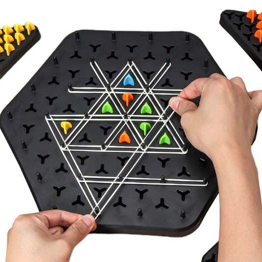 Funny Chain Triangle Chess Board Interactive Game