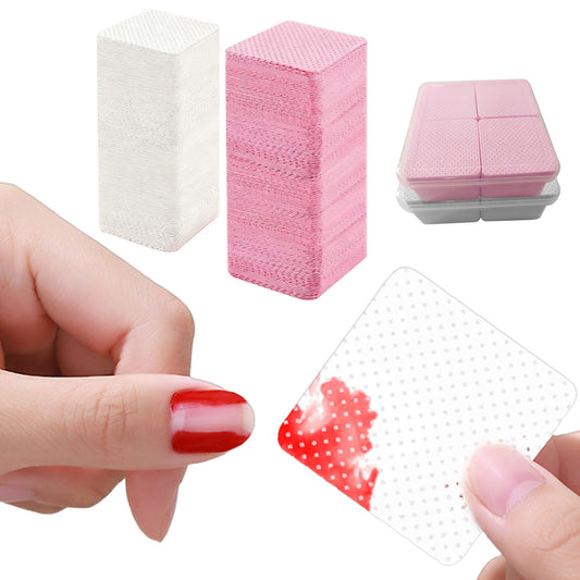 800PCS Lint-Free Nail Wipes Non-Woven Pads for Nail Art & Gel Removal